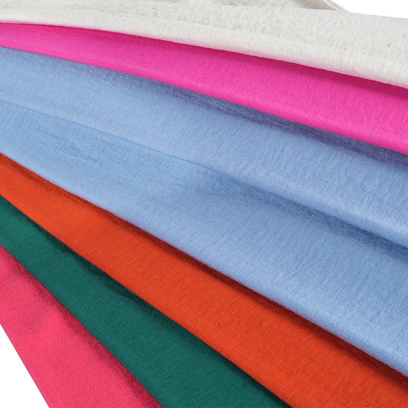 34% NYLON 56% RAYON 10% LINEN Kain Campuran