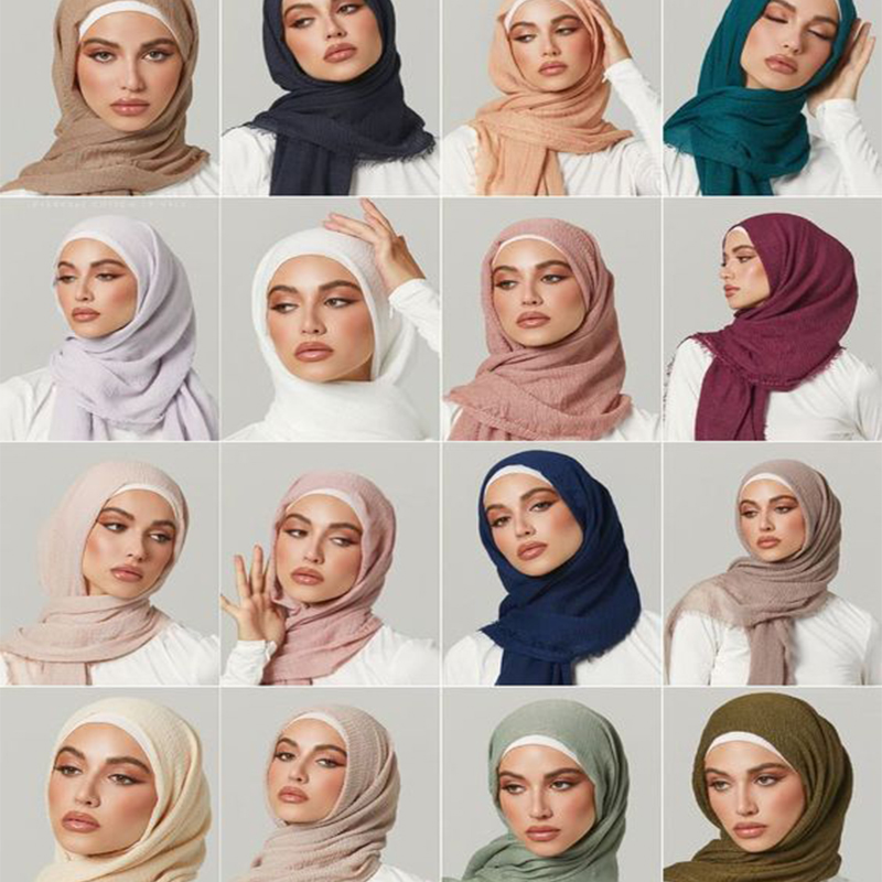 W1189 Jilbab Voile Nyaman Dan Serbaguna
