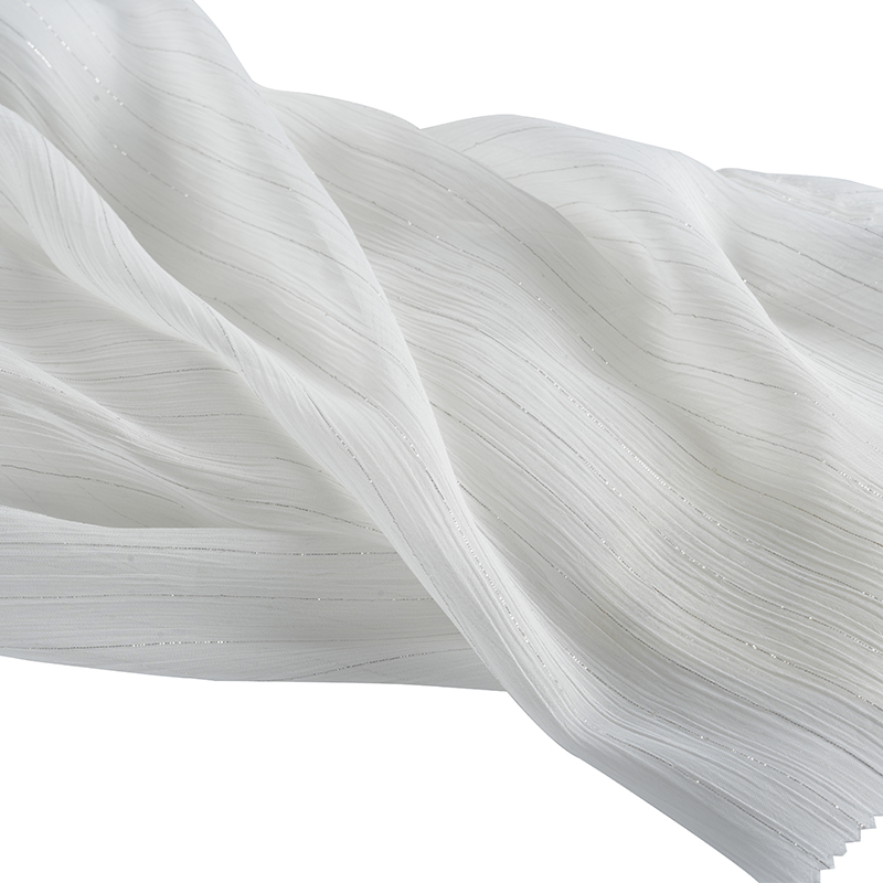 Krep Sifon Sutra Perak 75D