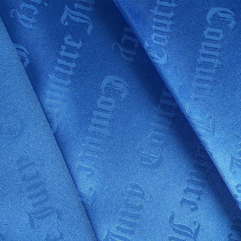 Kain Jacquard Huruf Satin Melar 75D