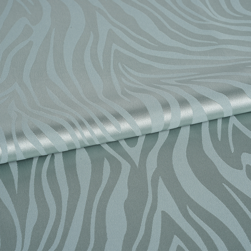 75D*150D+40D Peregangan Satin Zebra Jacquard