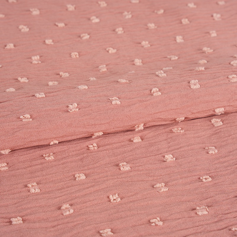 Kain Uragiri Bunga Potong Titik Wol Elastis Empat Sisi 180dcey