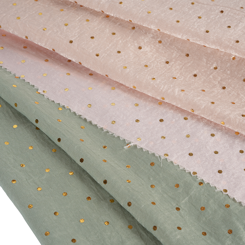 Kain Stamping Dot Foil Silinder Aliran Udara Satin Beludru 2026