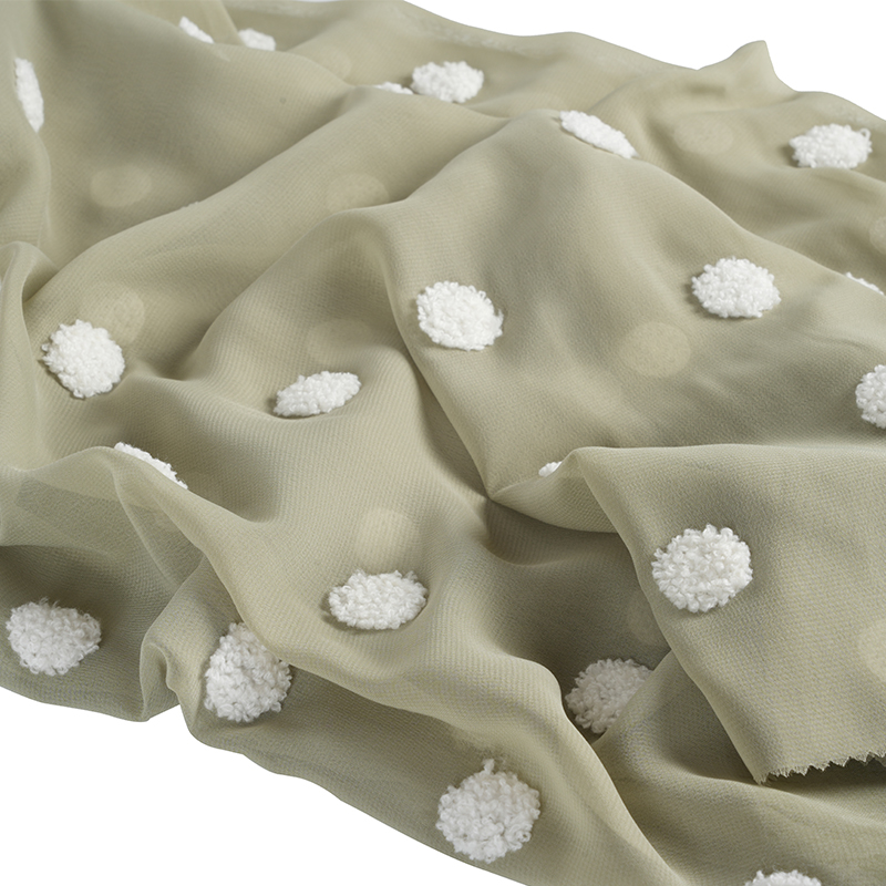 Sifon Datar 75d/18t Dengan Kain Bordir Handuk