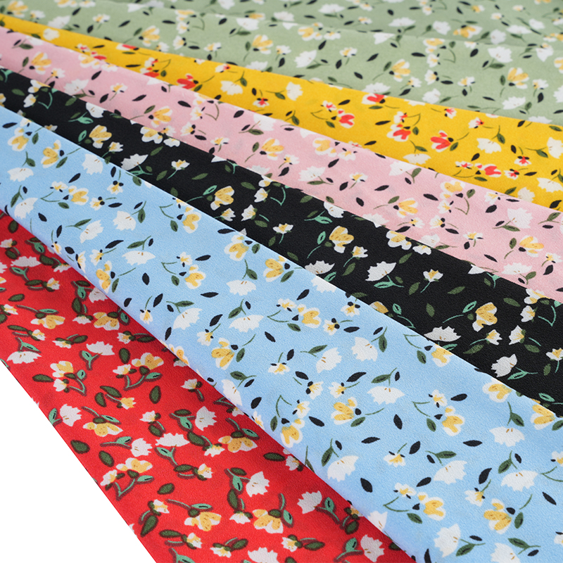 2026*75 Kain Sutra Bunga Kecil Krep Yao Bunga Sutra Putar Palsu