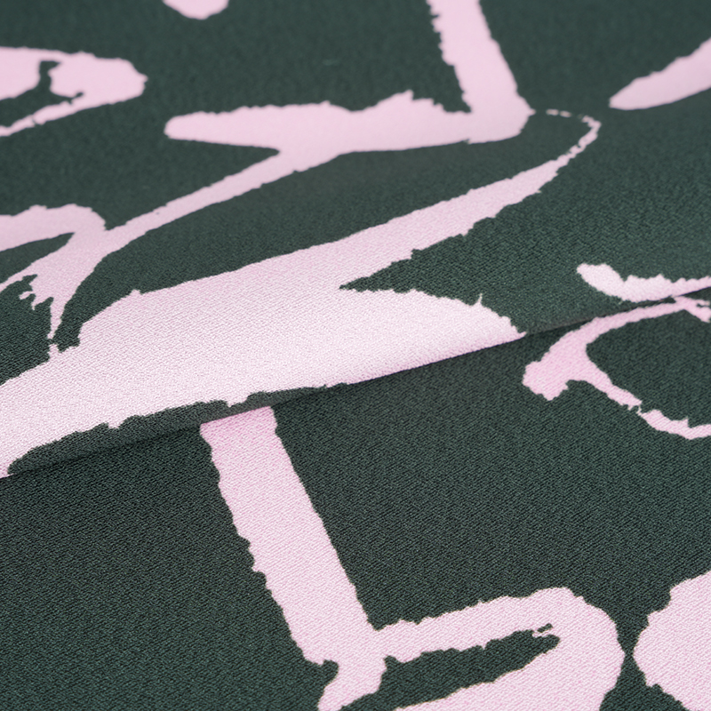 Kain Cetak Arab Keriput Sutra Poliester 75D*120D