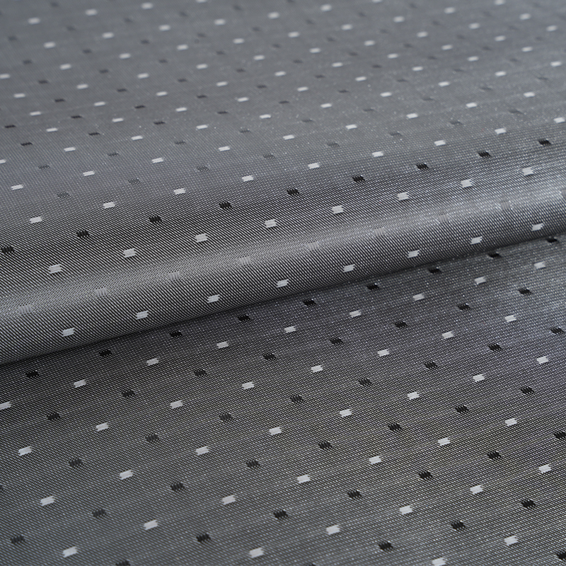 Pencelupan Jacquard Kecil Titik Persegi Kationik