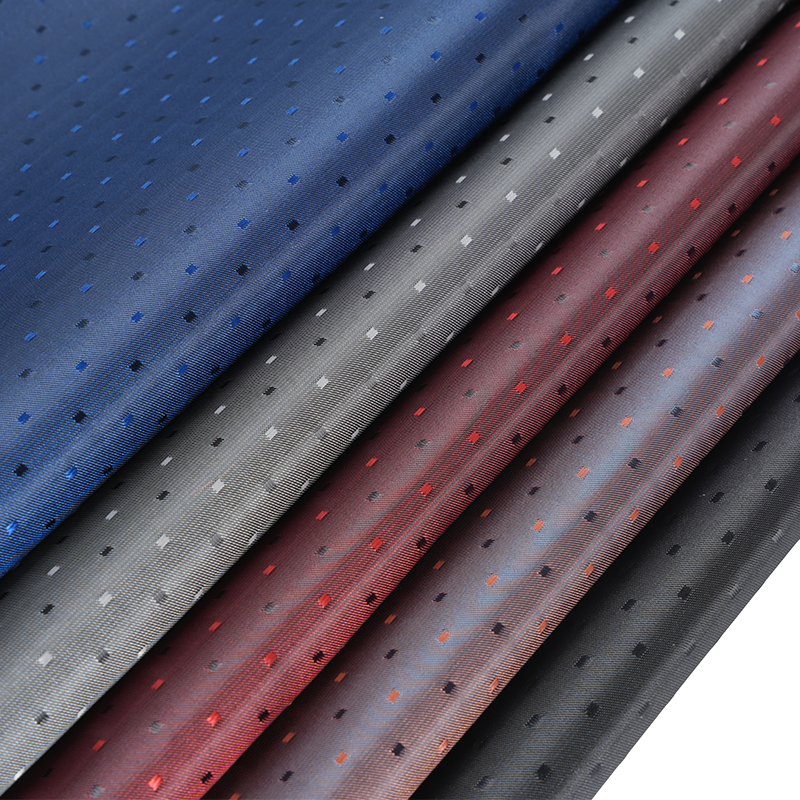 Pencelupan Jacquard Kecil Titik Persegi Kationik