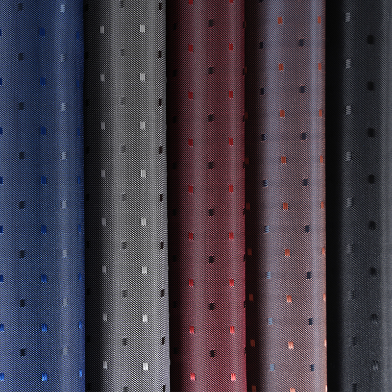 Pencelupan Jacquard Kecil Titik Persegi Kationik