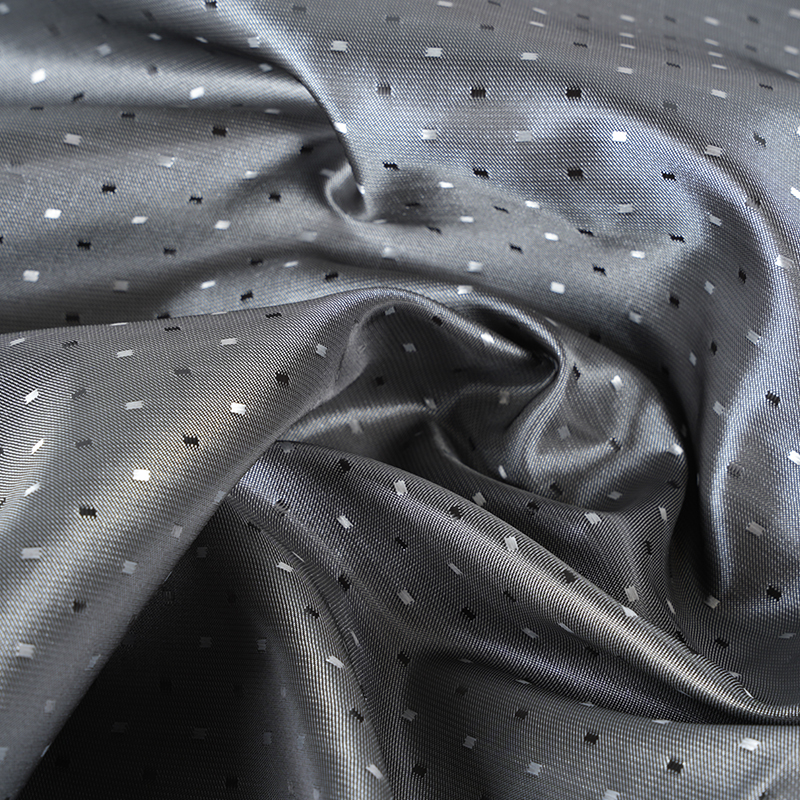 Pencelupan Jacquard Kecil Titik Persegi Kationik