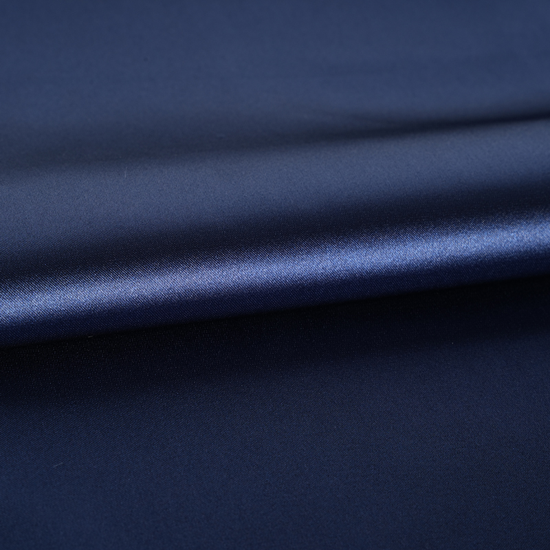 Kain Pencelupan Satin Peregangan Memutar Mengkilap Dicelup 50D*50D