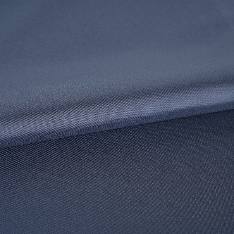 50D*75D Kain Pencelupan Sutra Shumei Diagonal 2/1 Elastis Tinggi