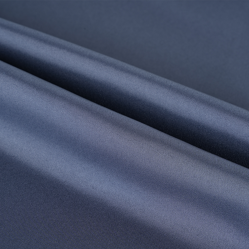 50D*75D Kain Pencelupan Sutra Shumei Diagonal 2/1 Elastis Tinggi