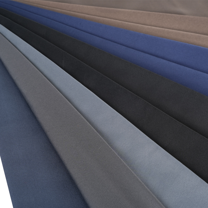 50D*75D Kain Pencelupan Sutra Shumei Diagonal 2/1 Elastis Tinggi