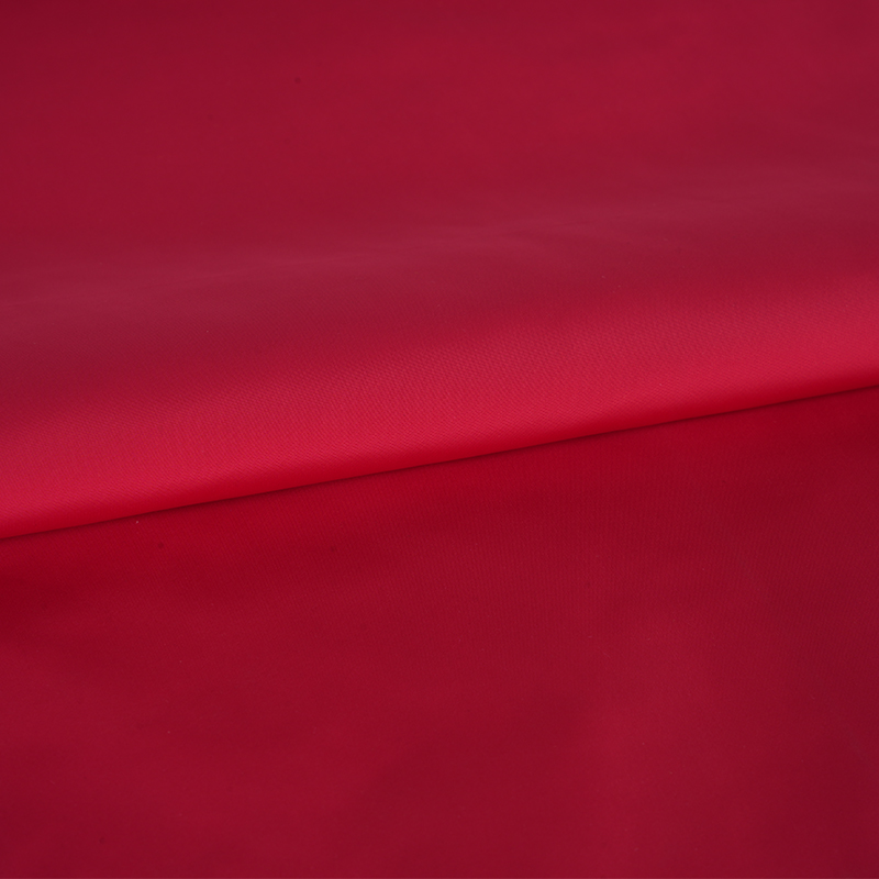 Memori Imitasi Polos Putar Penuh 75D FDY Dengan Lapisan PU dan Kain Tahan Air