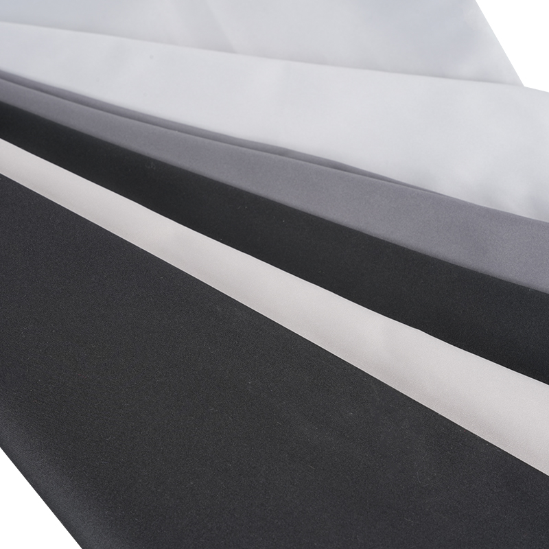 Kain Tenun Pongee Poliester 210T Lembut untuk Lapisan