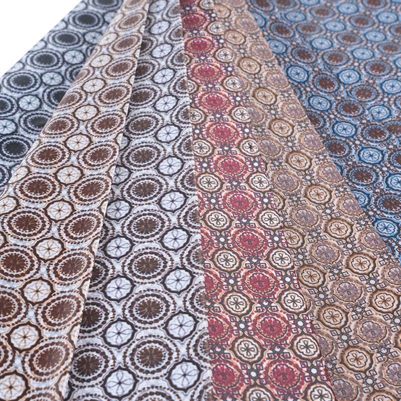 Kain Percetakan Renda Lingkaran Taffeta Poliester 210T